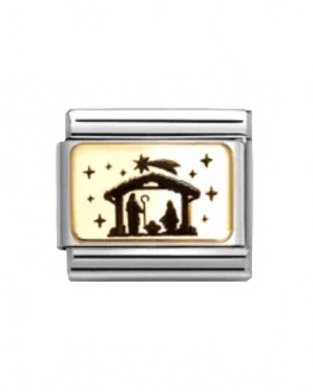 NEW NOMINATION holiday composable classic links in nativity